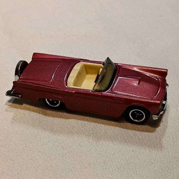 MATCHBOX Other - 2020 Matchbox City #14 1957 Ford Thunderbird Convertible Pink Rose,Loose, 1:64.